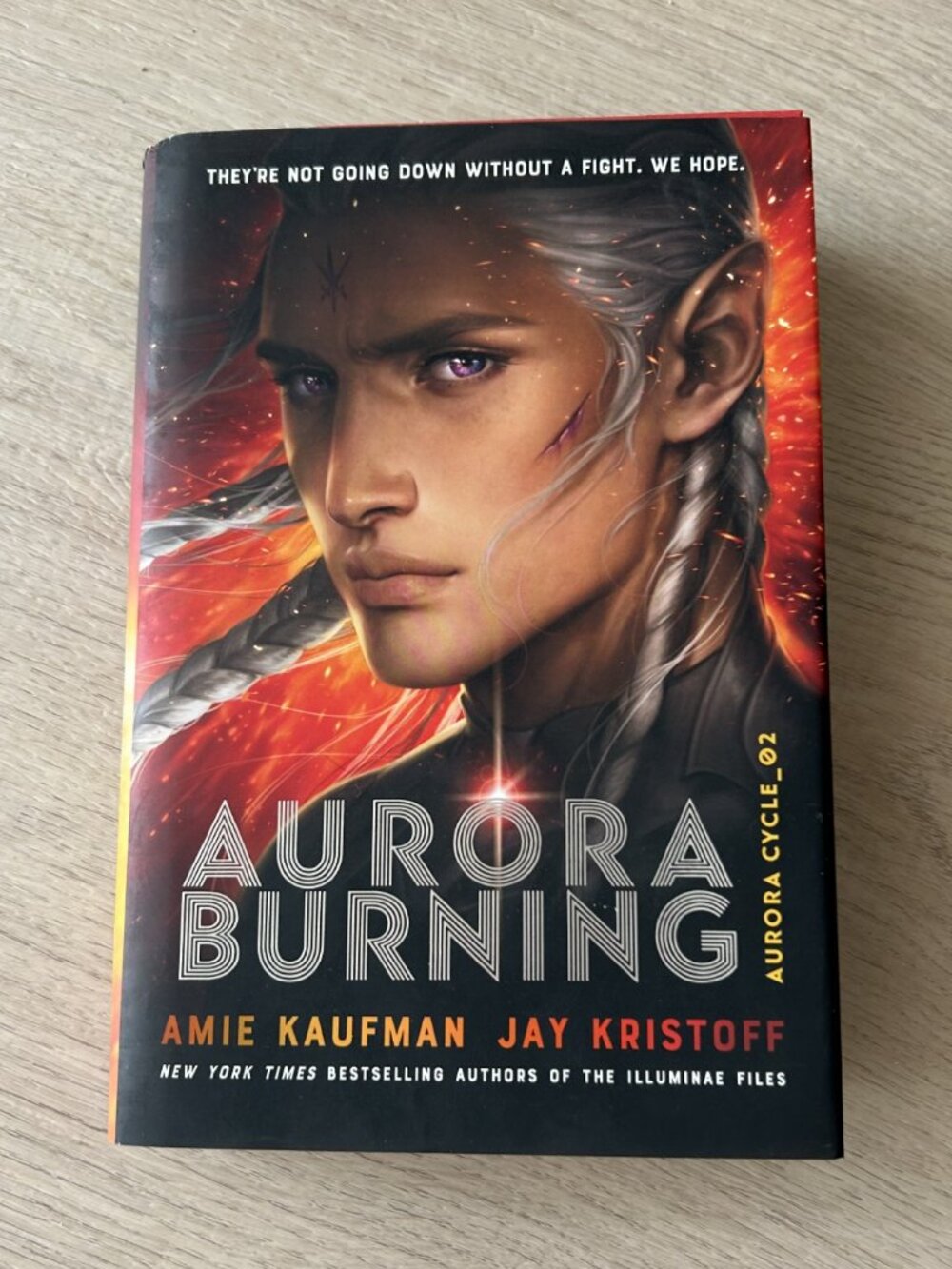 Aurora Burning- Amie Kaufman & Jay Kristoff; hardcover